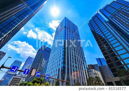 西新宿、新宿區、東京 D 塔西新宿和西新宿三井大廈的城市景觀 西新宿、新宿區、東京 D 塔西新宿和西新宿三井大廈的城市景觀 91518577