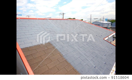 Exterior wall painting work Exterior wall painting work 91518604