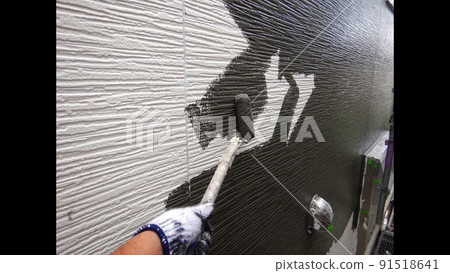 Exterior wall painting work Exterior wall painting work 91518641