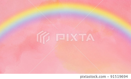 Rainbow and sky material Rainbow and sky material 91519694