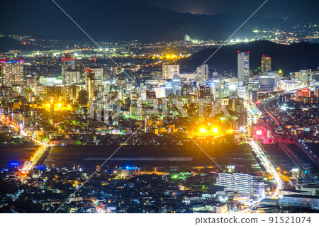 Night view of Shizuoka city seen from Chosuniwa Night view of Shizuoka city seen from Chosuniwa 91521074