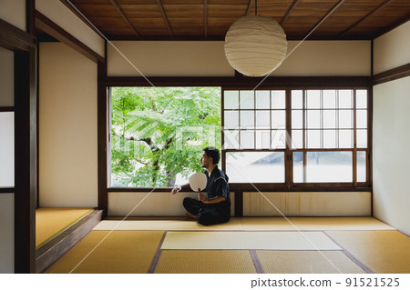 Japanese-style room male Jinbei Japanese-style room male Jinbei 91521525