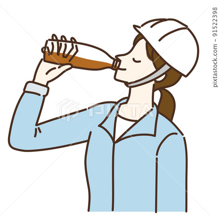 Workers, women, heat stroke measures, disaster prevention 91522398