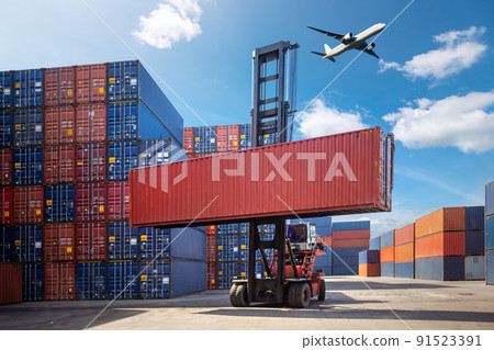 Logistic Export Import Concept 91523391