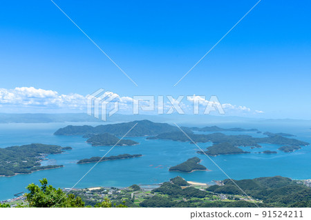 《Kumamoto Prefecture》 Kuratake Garden Observatory, Mt. Kura Summit, Kuratake Shrine, Mt. Kura Observatory and the scenery from the summit 91524211
