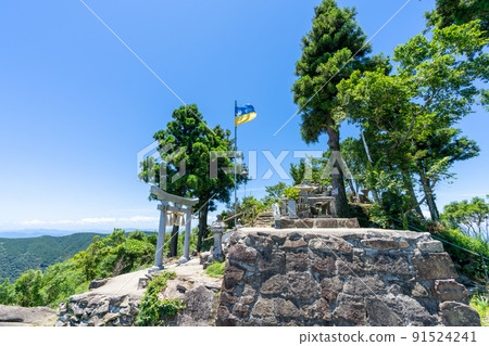 《Kumamoto Prefecture》 Kuratake Garden Observatory, Mt. Kura Summit, Kuratake Shrine, Mt. Kura Observatory and the scenery from the summit 91524241