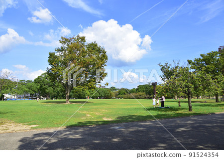 Scenery of Himeji Castle and its surroundings in Hyogo Prefecture 91524354