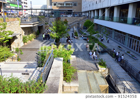 Scenery of Himeji Castle and its surroundings in Hyogo Prefecture 91524358