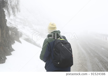 Snowy landscape 91524386