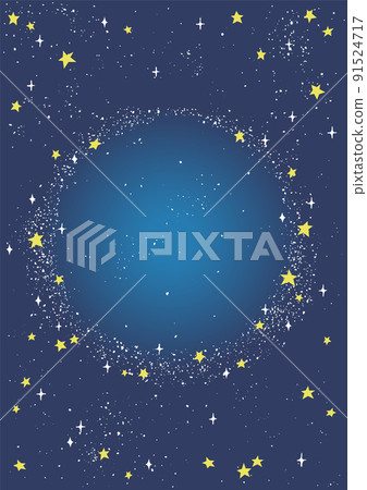 Fashionable background illustration frame material of starry sky Fashionable background illustration frame material of starry sky 91524717