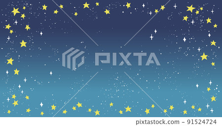 Fashionable background illustration frame material of starry sky Fashionable background illustration frame material of starry sky 91524724