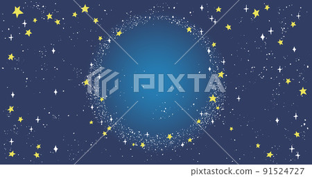 Fashionable background illustration frame material of starry sky Fashionable background illustration frame material of starry sky 91524727