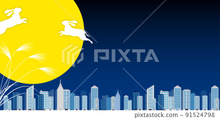 十後屋月見建築背景 91524798