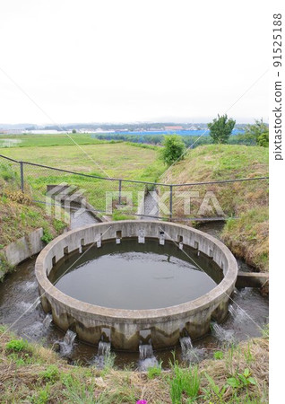 Irrigation facility in Nagano Prefecture Nishitenryu main canal Cylindrical diversion group "Tabata No. 29 3" Characteristic irrigation facility 91525188