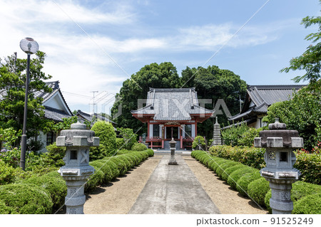 The prayer hall of Edosaki Fudoin, a temple related to the Tenkai monk 91525249