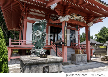 The prayer hall of Edosaki Fudoin, a temple related to the Tenkai monk 91525252