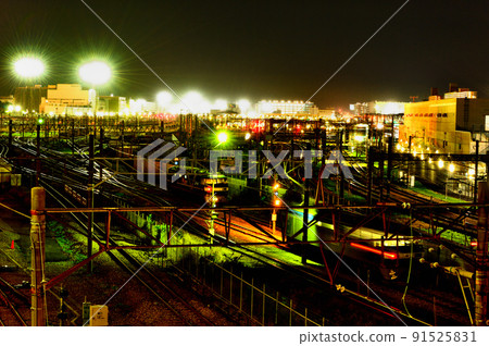 Night view of JR Central Tokyo Freight Terminal 91525831
