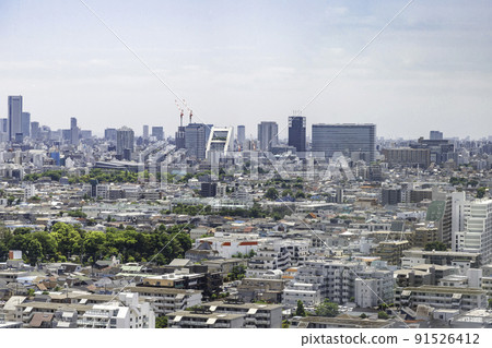 從練馬區政府看中野方向的建築物 從練馬區政府看中野方向的建築物 91526412