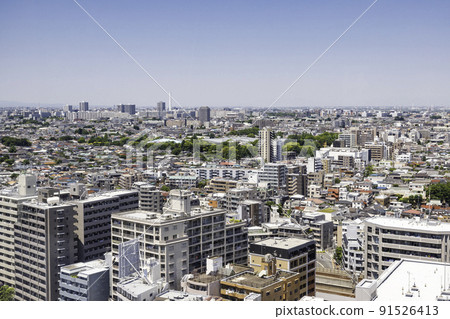 Buildings in the direction of Toshimaen seen from Nerima Ward Office 91526413
