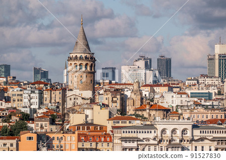 View on istanbul city. Istanbul city aerial view. Istanbul City Scenery. Istanbul at sunset - Galata district, Turkey. high resolution View on istanbul city. Istanbul city aerial view. Istanbul City Scenery. Istanbul at sunset - Galata district, Turkey. high resolution 91527830