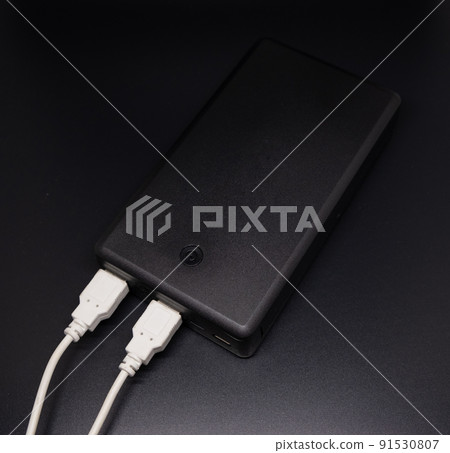 black power bank energy on black Color gradation. Space for your text. black power bank energy on black Color gradation. Space for your text. 91530807