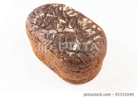 Freshly baked bread on white background. Freshly baked bread on white background. 91531040