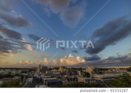 藍天,藍雲,晴空,藍天白雲,晴天,清爽 藍天,藍雲,晴空,藍天白雲,晴天,清爽 91531287