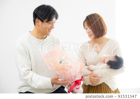 Bouquet family baby 91531347