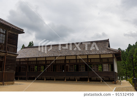 An old and very beautiful school in Fukiya, Okayama, Japan 91532450