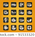 eco icon set 91533320