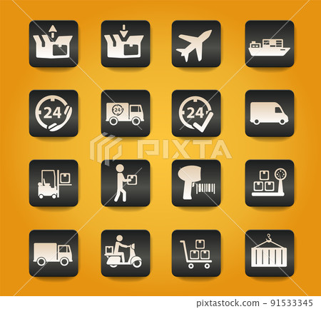 Delivery simply icons Delivery simply icons 91533345
