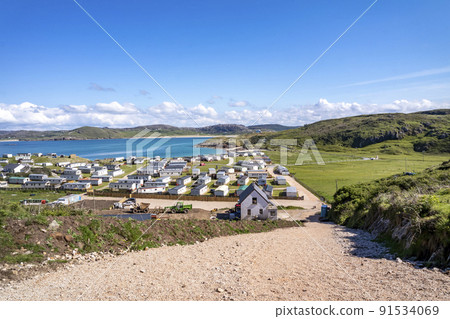 The new path to Murder Hole beach, officially called Boyeeghether Bay starts at the camping site County Donegal, Ireland The new path to Murder Hole beach, officially called Boyeeghether Bay starts at the camping site County Donegal, Ireland 91534069
