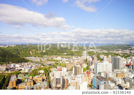 Sendai Cityscape, Miyagi Prefecture, Japan Sendai Cityscape, Miyagi Prefecture, Japan 91536140