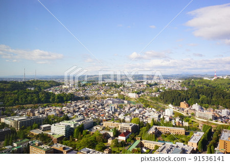 Sendai Cityscape, Miyagi Prefecture, Japan 91536141
