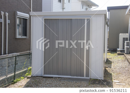 Storage room. Storage. Warehouse. 91536211