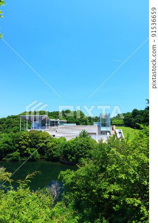 岡崎市的風景和岡崎市美術館 91536659