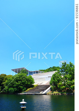 岡崎市的風景和岡崎市美術館 91536661