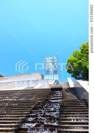 岡崎市的風景和岡崎市美術館 岡崎市的風景和岡崎市美術館 91536662