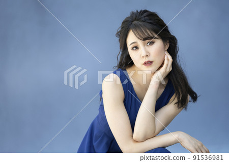 Young woman beauty image portrait 91536981