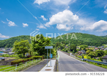 《Gifu Prefecture》 Yaotsu Town Susuikyo Yaotsu Ohashi 91538228