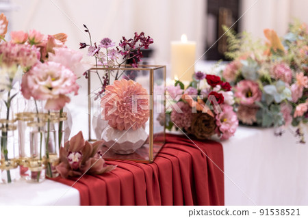 婚宴上展出的鮮花 91538521