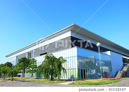 岡崎市風景、岡崎市圖書館交流廣場 岡崎市風景、岡崎市圖書館交流廣場 91538597