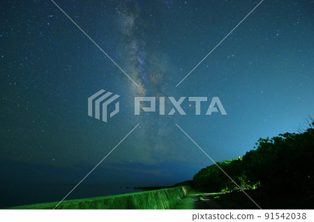 Starry Sky Reserve Ishigaki Island full sky starry sky Starry Sky Reserve Ishigaki Island full sky starry sky 91542038