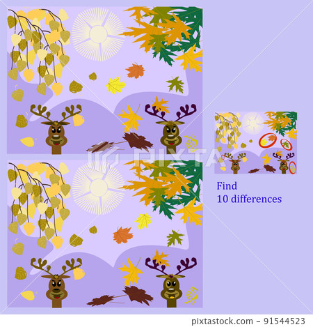 find 10 differences puzzle for children under 6 years old find 10 differences puzzle for children under 6 years old 91544523
