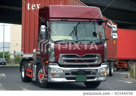 拖車（集裝箱型）左轉圖片 91544556