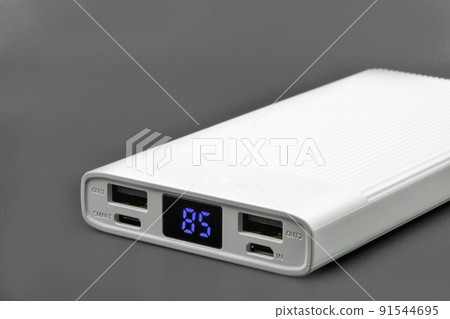 Powerbank for charging mobile devices closeup 91544695