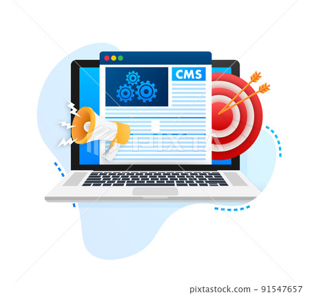 CMS Content Management System word cloud, vector business concept background. Cloud storage icon CMS Content Management System word cloud, vector business concept background. Cloud storage icon 91547657