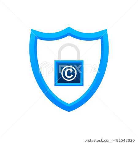 Copyright symbol, copyright logo icon. Vector stock illustration. Copyright symbol, copyright logo icon. Vector stock illustration. 91548020