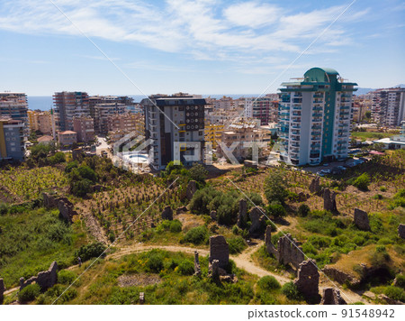 Aerial view of remains of Naula Ancient City Aerial view of remains of Naula Ancient City 91548942