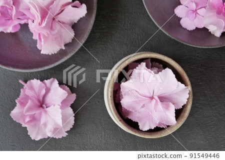 粉色繡球花【插花】 粉色繡球花【插花】 91549446